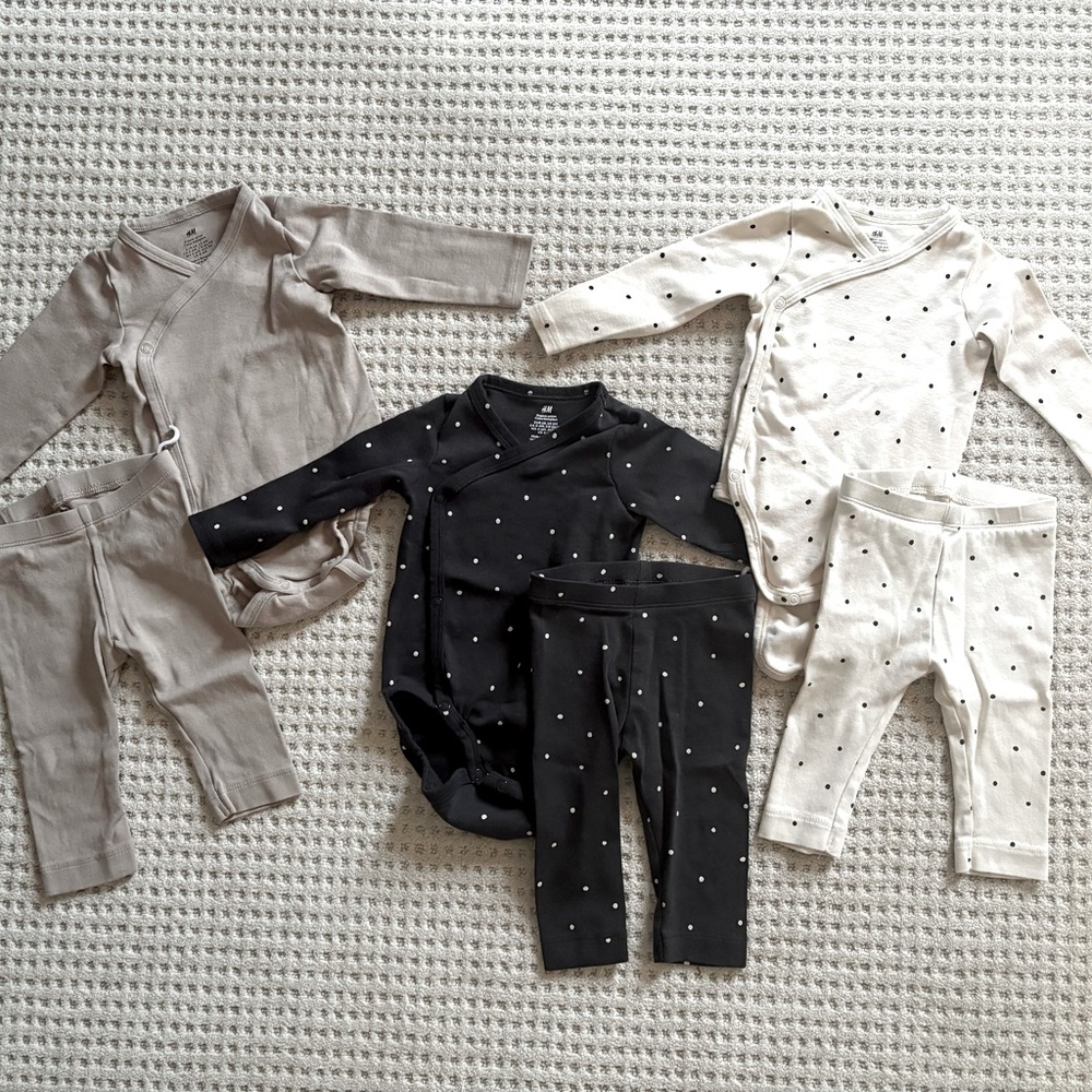 H&M Onesie and Pant Bundle